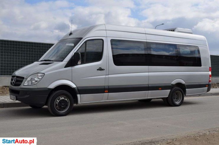 Mercedes-Benz SPRINTER 518 3.0 CDI AUTOBUS 20-OSOBOWY KRAJOWY I WŁAŚCICIEL 100% BEZWYPADKOWY Z INSTYTUCJI PAŃSTWOWEJ KLIMATYZACJA DACHOWA STAN BARDZO DOBRY