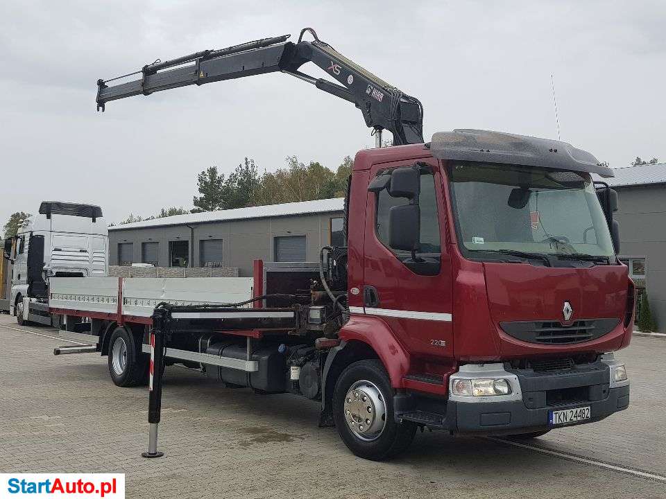 Renault Midlum Dxi 220 Hds HIAB 111 Xs RADIO Skrzynia 7 M Klima