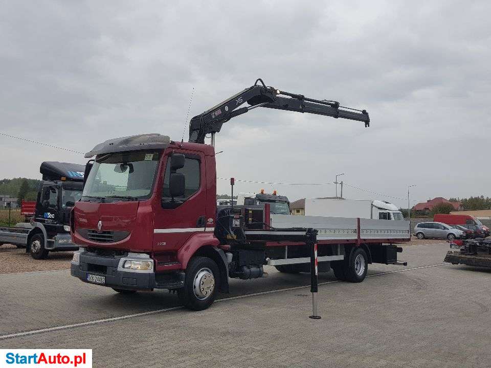 Renault Midlum Dxi 220 Hds HIAB 111 Xs RADIO Skrzynia 7 M Klima