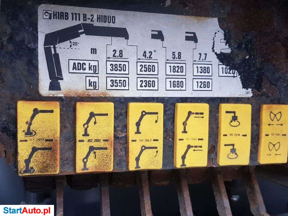 Renault Midlum Dxi 220 Hds HIAB 111 Xs RADIO Skrzynia 7 M Klima