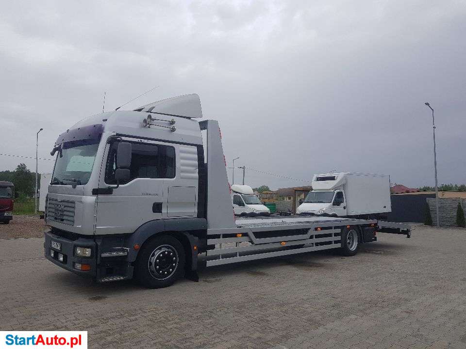 MAN TGM 18.330 18.280 Najazd PLATFORMA Laweta Hydrauliczna 9m