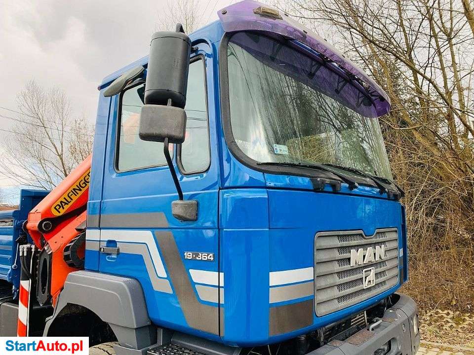 MAN MAN 4×4 KIPER WYWROTKA Z HDS PALFINGER 125 STAN IDEALNY