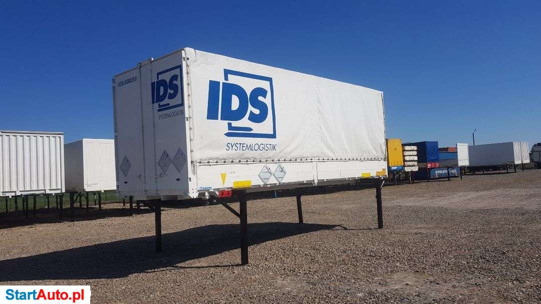 Krone 50xZABUDOWA KRONE BDF 7.45×2.50 TYŁ DUŻE DRZWI 2008rok BURTO PLANDEKA SUWANY DACH MOŻLIWOŚĆ TRANSPORT ST.BDB