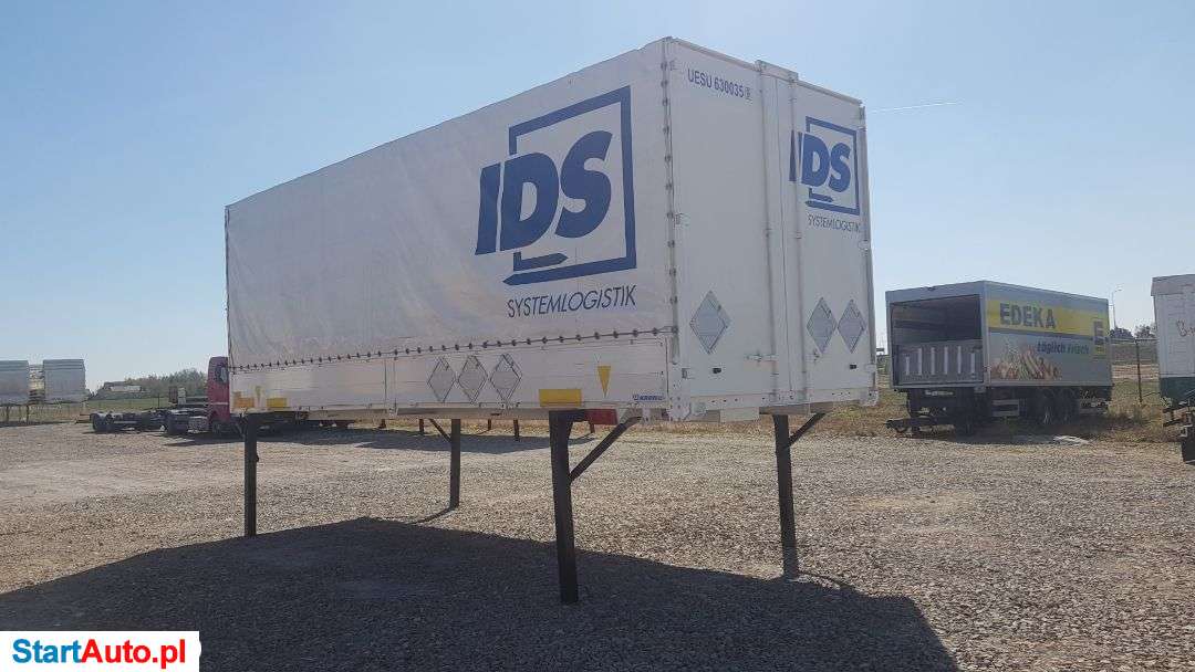 Krone 50xZABUDOWA KRONE BDF 7.45×2.50 TYŁ DUŻE DRZWI 2008rok BURTO PLANDEKA SUWANY DACH MOŻLIWOŚĆ TRANSPORT ST.BDB