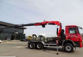 Mercedes-Benz ACTROS 3341 / 6X4 / HDS FASSI F245 – 2017 ROK / 6X WYSUW – 16,5 M / UDŹWIG: 8 200 KG !! / PILOT / WCIĄGARKA /