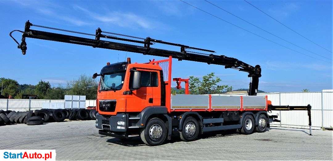 MAN TGS 35.400 Skrzynia 6,90 M+HDS HIAB+PILOT
