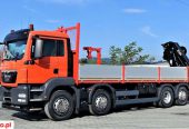 MAN TGS 35.400 Skrzynia 6,90 M+HDS HIAB+PILOT
