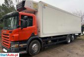 Scania P270 OPTICRUISE CHŁODNIA ROHR 9.00m 21PALET CARRIER SUPRA 950 DIESEL+ELEKTRYK 6×2 OŚ PODNOSZONA I SKRETNA WINDA Z TYŁU BAR EURO 4 2008r