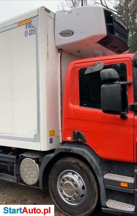 Scania P270 OPTICRUISE CHŁODNIA ROHR 9.00m 21PALET CARRIER SUPRA 950 DIESEL+ELEKTRYK 6×2 OŚ PODNOSZONA I SKRETNA WINDA Z TYŁU BAR EURO 4 2008r