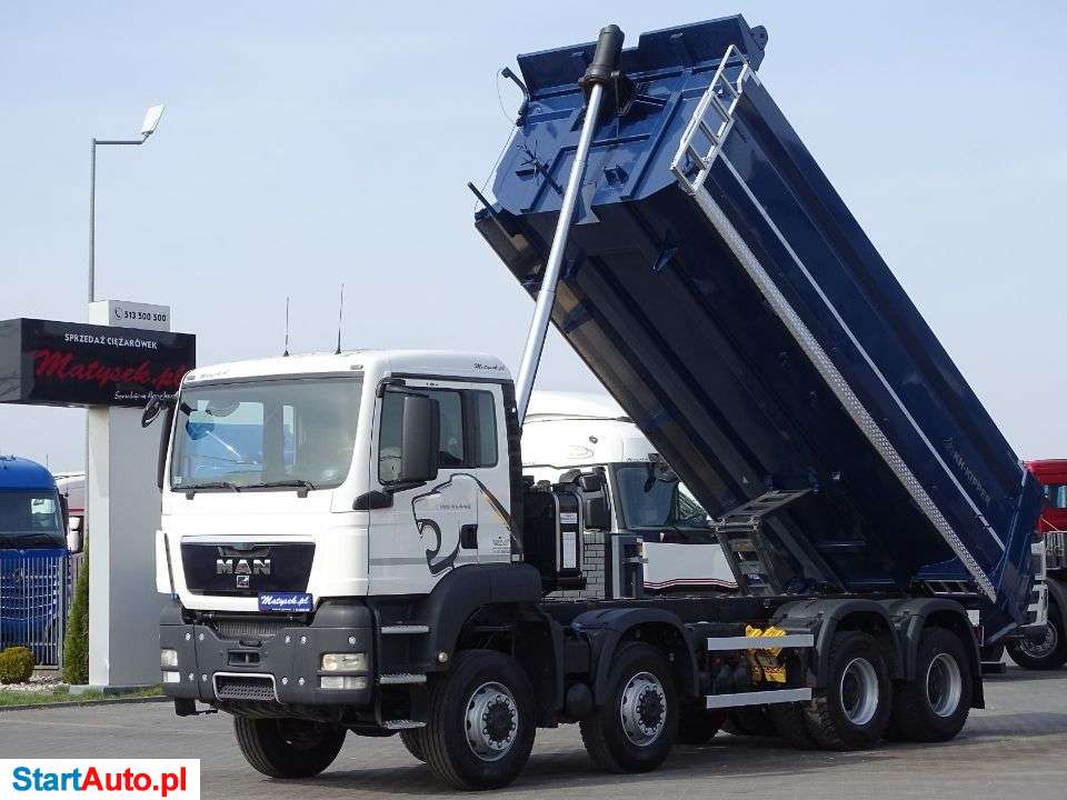 MAN TGS 41.440 / 8X6 / WYWROTKA TYLNOZSYP / KH-KIPPER / MANUAL / EURO 5 /