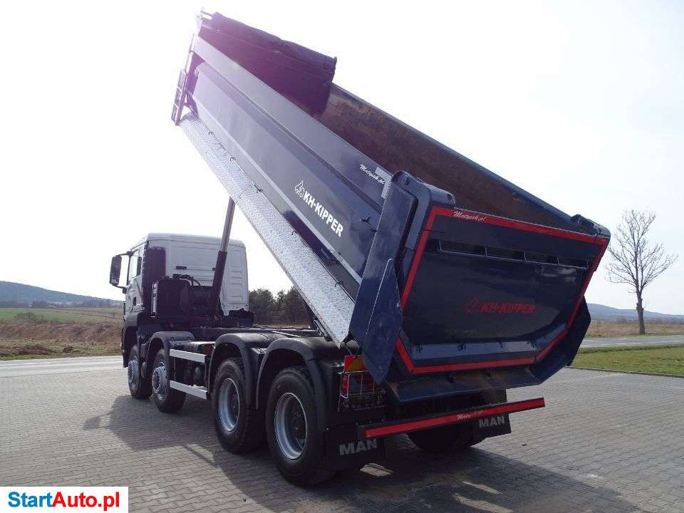 MAN TGS 41.440 / 8X6 / WYWROTKA TYLNOZSYP / KH-KIPPER / MANUAL / EURO 5 /