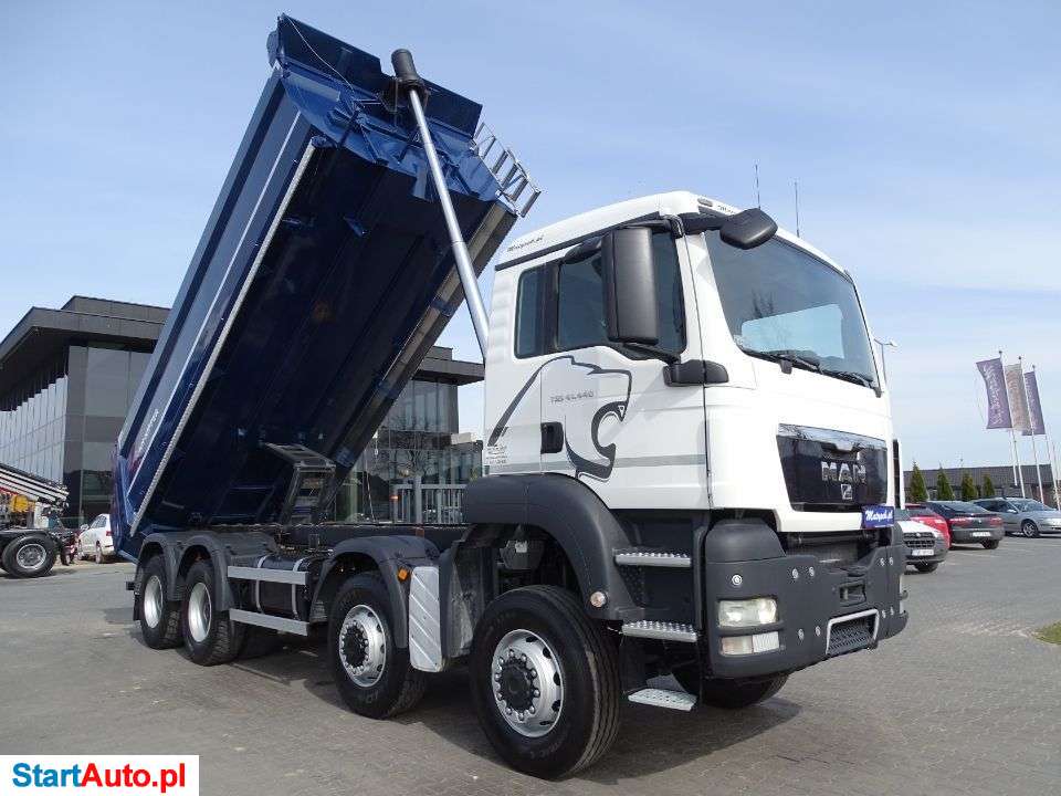 MAN TGS 41.440 / 8X6 / WYWROTKA TYLNOZSYP / KH-KIPPER / MANUAL / EURO 5 /
