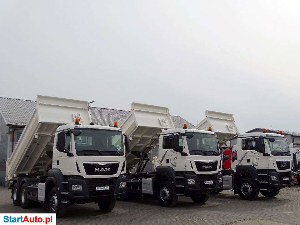 MAN TGS 33.360 / 6 X 6 / WYWROTKA 2 STR/ HYDROBURTA / MANUAL / JAK NOWA / EURO 6 /