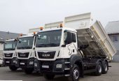 MAN TGS 33.360 / 6 X 6 / WYWROTKA 2 STR/ HYDROBURTA / MANUAL / JAK NOWA / EURO 6 /