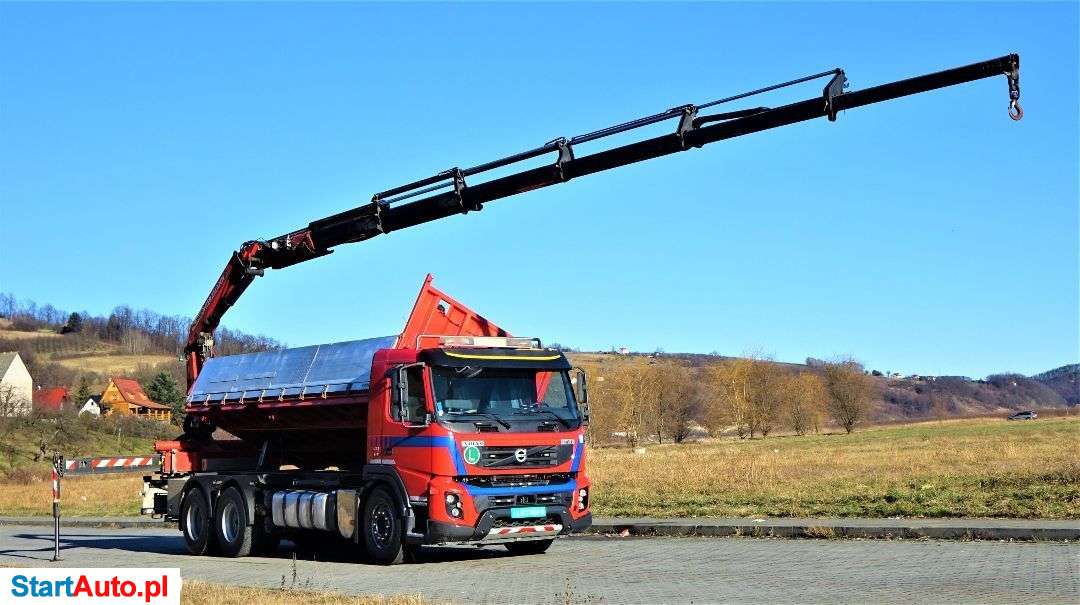 Volvo FMX410 Wywrotka 6,45m+HDS/PILOT*6×4*STAN BDB