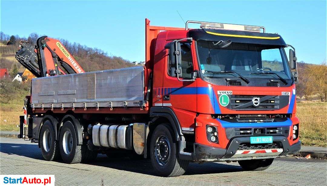 Volvo FMX410 Wywrotka 6,45m+HDS/PILOT*6×4*STAN BDB
