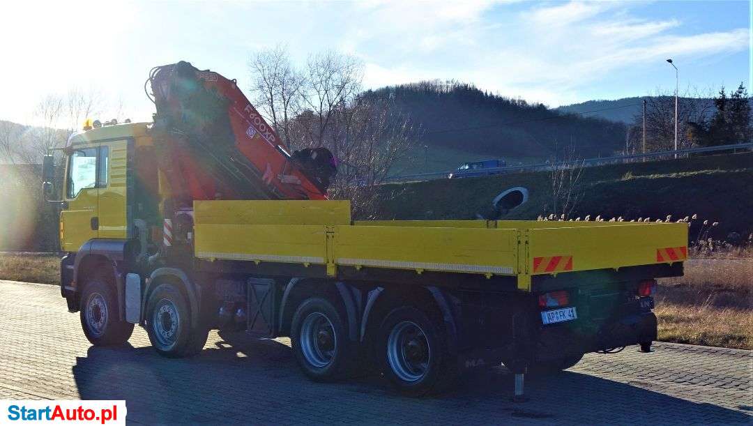 MAN TGA 41.480 Skrzynia 5,30m + HDS/PILOT 8×4 STAN BDB!