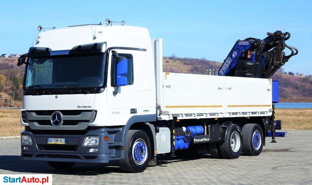 Mercedes-Benz Actros 2546 Skrzynia 6,25m + HDS/PILOT !