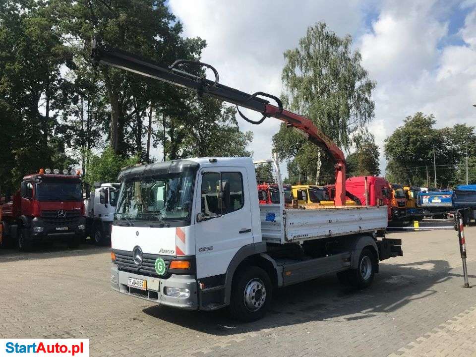 Mercedes-Benz ATEGO 1218 WYWROTKA-3,9m Z Żurawim Palfinger PK 8500,