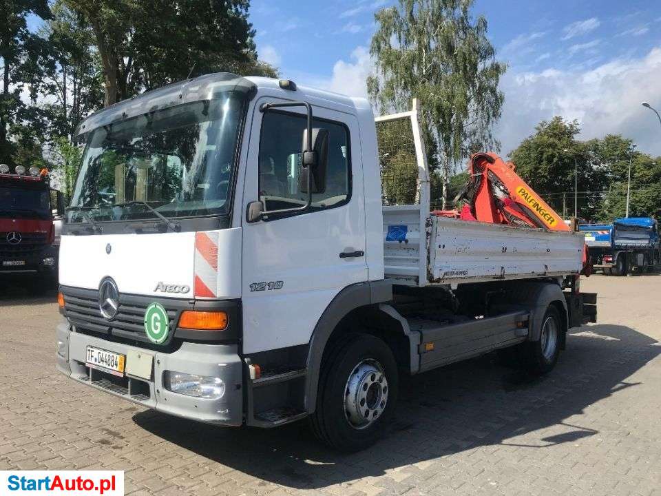 Mercedes-Benz ATEGO 1218 WYWROTKA-3,9m Z Żurawim Palfinger PK 8500,