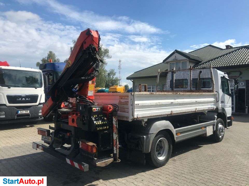 Mercedes-Benz ATEGO 1218 WYWROTKA-3,9m Z Żurawim Palfinger PK 8500,
