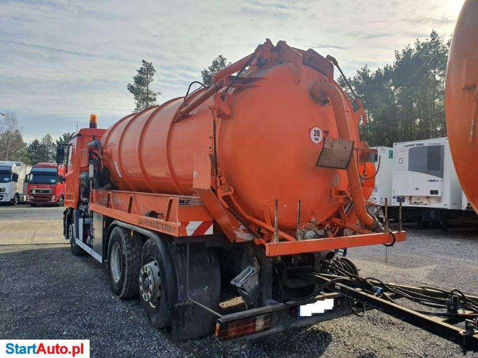 Mercedes-Benz Actros 2531 Kroll + Przyczepa Asenizacyjna Mały Bębnen Wysokociś