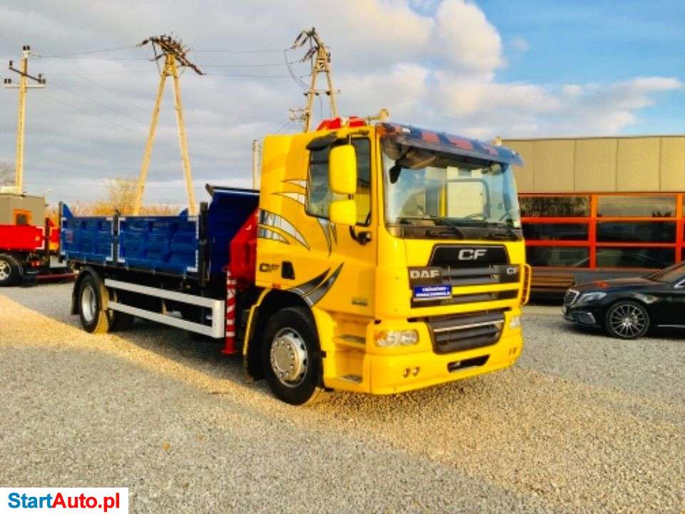 DAF CF 65.220 4×2 Nowy Wywrt 3S + HDS HMF 1110 Świeżó Sprowadzony !