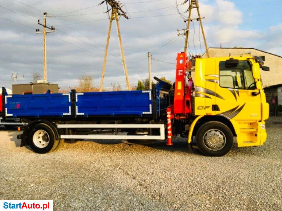 DAF CF 65.220 4×2 Nowy Wywrt 3S + HDS HMF 1110 Świeżó Sprowadzony !