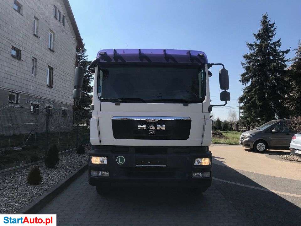 MAN TGM 18.340 Skrzyniowy + Dźwig HDS FASSI F130
