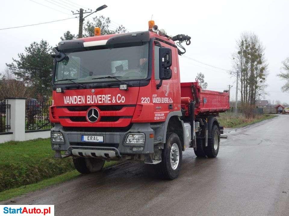 Mercedes-Benz Actros 1846 4X4 HDS Kiper Meiller Z Niemiec 120000km Sprowadzony Idealny