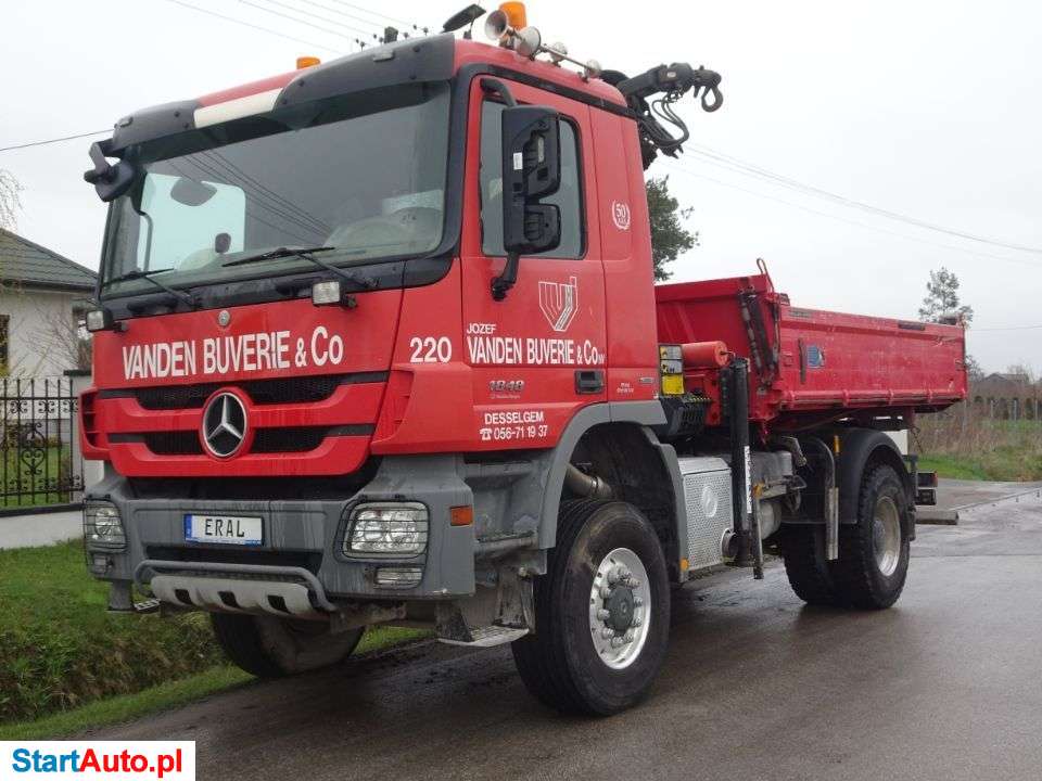 Mercedes-Benz Actros 1846 4X4 HDS Kiper Meiller Z Niemiec 120000km Sprowadzony Idealny
