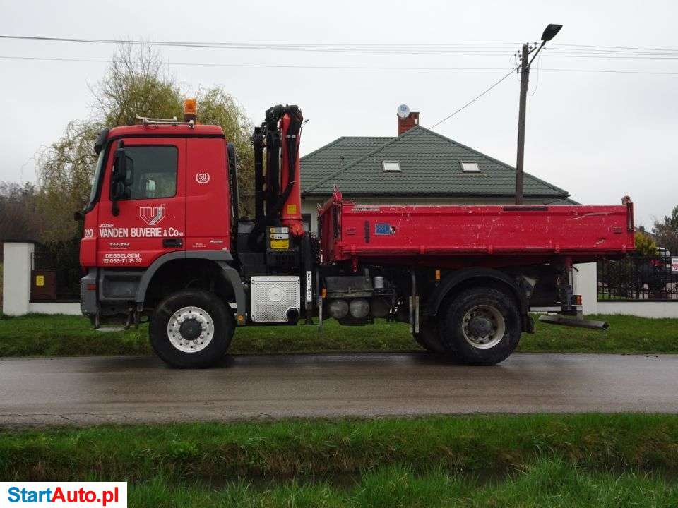 Mercedes-Benz Actros 1846 4X4 HDS Kiper Meiller Z Niemiec 120000km Sprowadzony Idealny