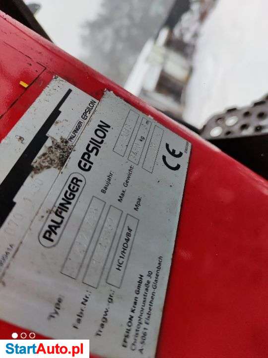 EPSILON PALFINGER M120Z Do Drewna Drzewa Lasu HDS 2013