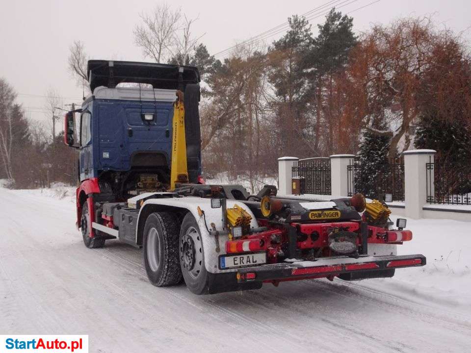 Mercedes-Benz Antos 2542 Arox 6×2 Hakowiec Palfinger Z Niemiec Stan Idealny