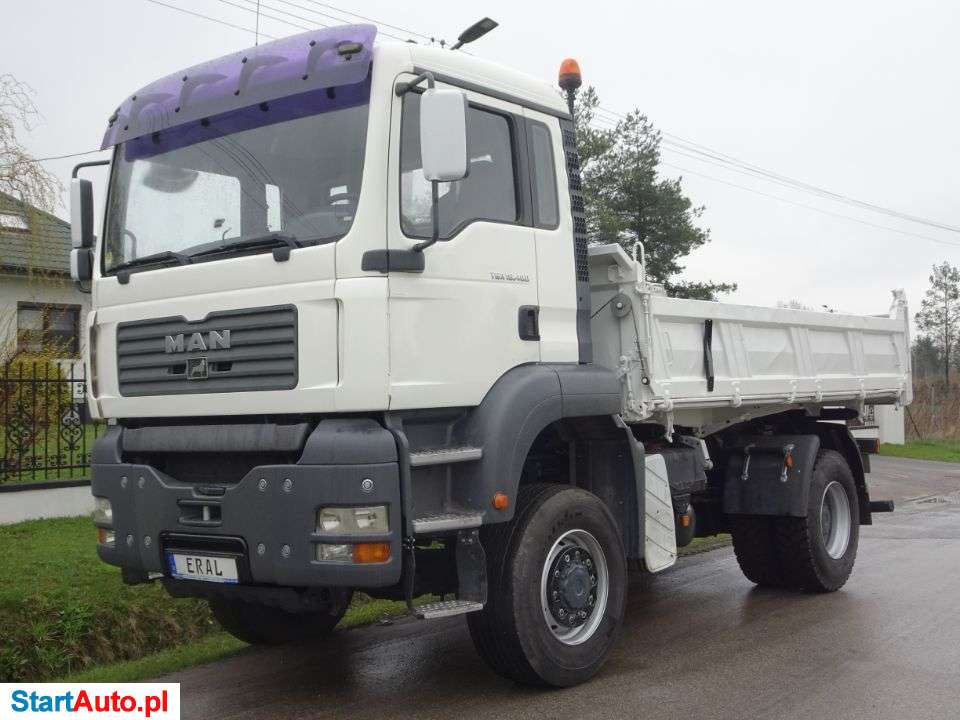 MAN TGA 18.480 4×4 Kiper Meiller Trzystronny Sprowadzony Z Niemiec Idealny