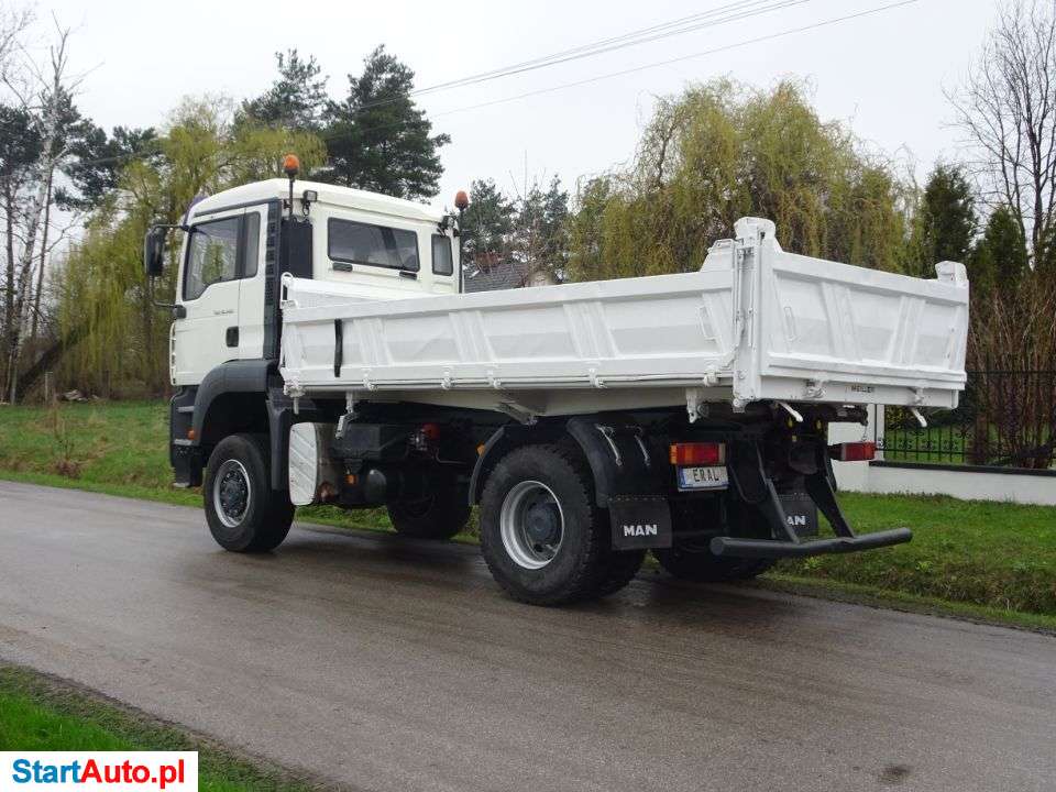 MAN TGA 18.480 4×4 Kiper Meiller Trzystronny Sprowadzony Z Niemiec Idealny