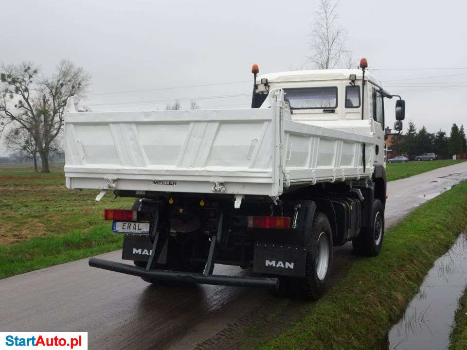 MAN TGA 18.480 4×4 Kiper Meiller Trzystronny Sprowadzony Z Niemiec Idealny