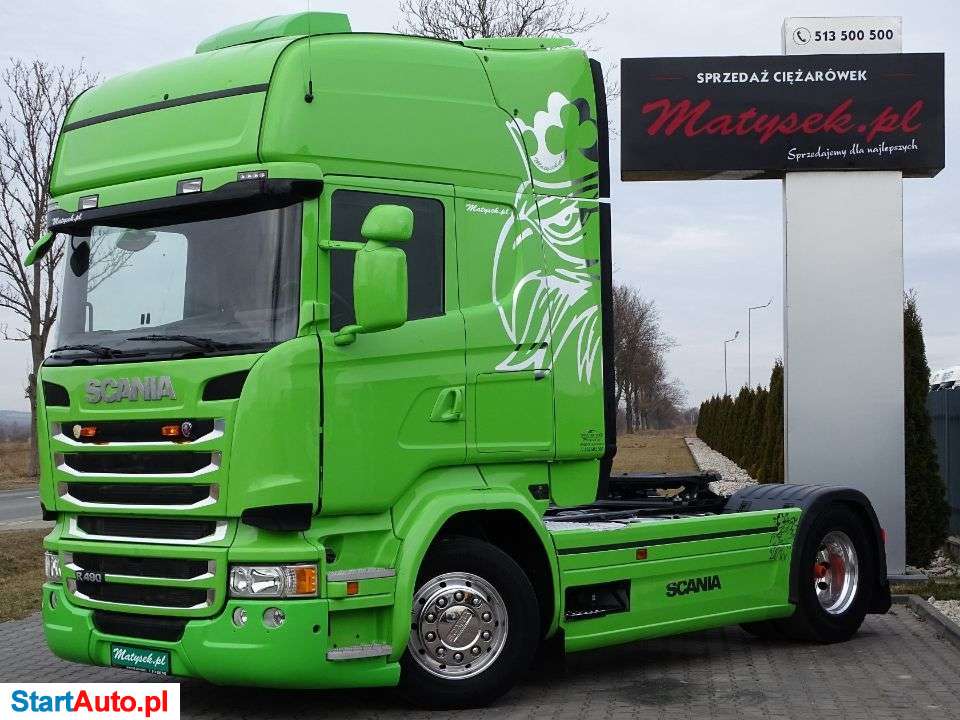 Scania R 490 / TOPLINE / RETARDER / I-COOL / BOGATE WYPOSAŻENIE / EURO 6 / OPTICRUISE /