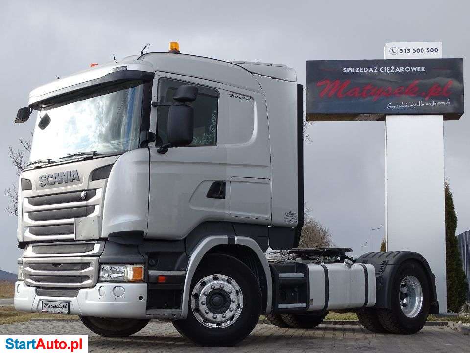 Scania R 450 / RETARDER / HYDRAULIKA / NISKA KABINA CR 19 / EURO 6 / ALUFELGI /