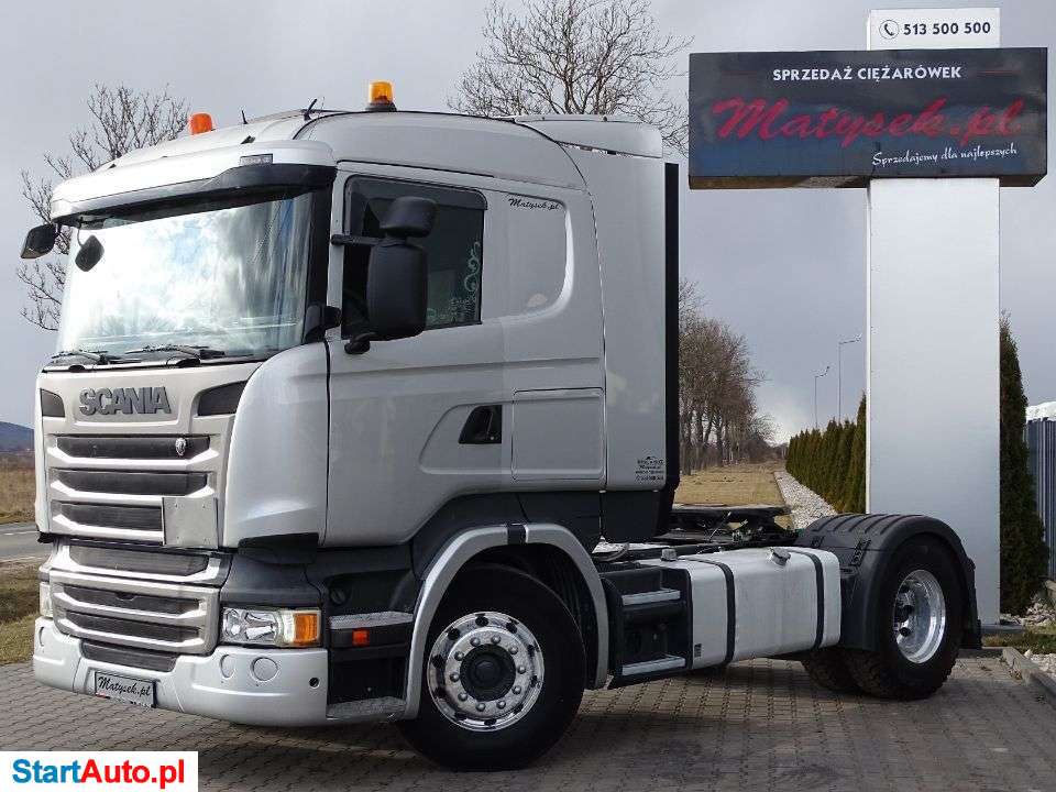 Scania R 450 / RETARDER / HYDRAULIKA / NISKA KABINA CR 19 / EURO 6 / ALUFELGI /