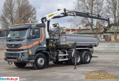 Volvo FMX 420 / 6×4 / WYWROTKA / HYDROBURTA / HDS PALFINGER PK 16001-K / 3x WYSUW / ROTATOR / CHWYTAK / AUTOMAT / MAŁY PRZEBIEG /