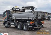 Volvo FMX 420 / 6×4 / WYWROTKA / HYDROBURTA / HDS PALFINGER PK 16001-K / 3x WYSUW / ROTATOR / CHWYTAK / AUTOMAT / MAŁY PRZEBIEG /