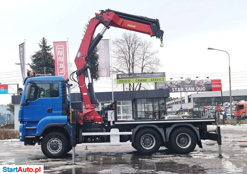 MAN 33.440 6×6 HMF 4220 HDS Żuraw CIĄGNIK