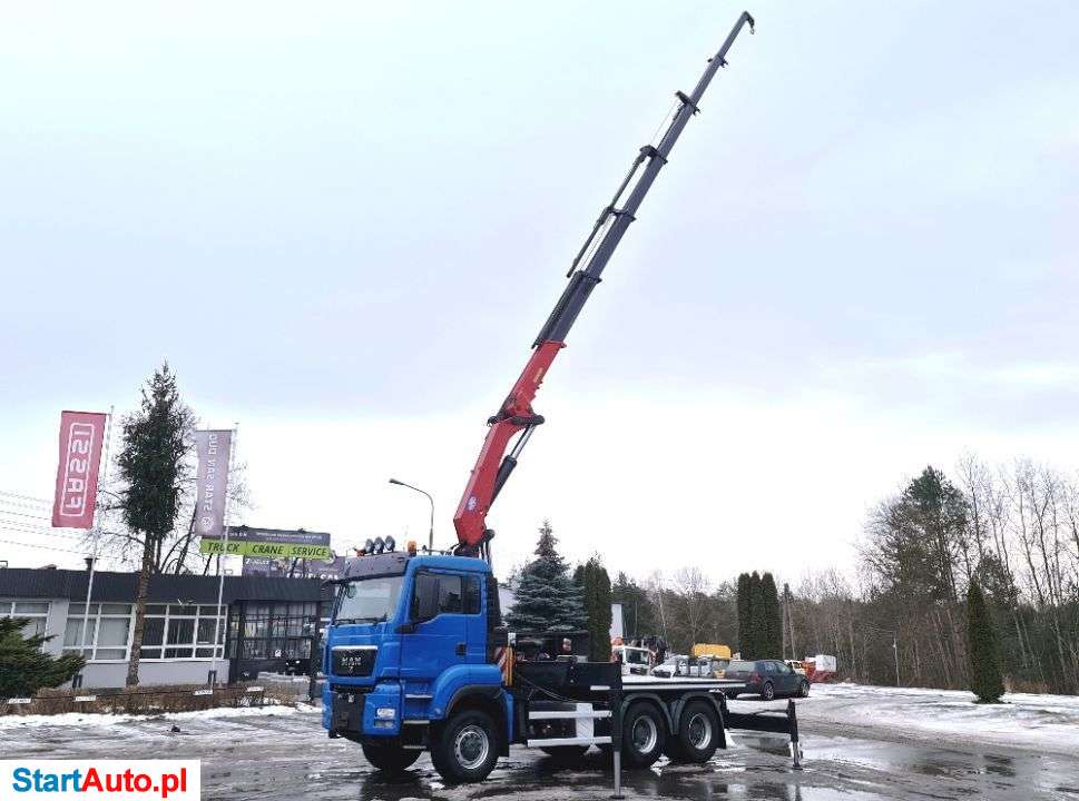 MAN 33.440 6×6 HMF 4220 HDS Żuraw CIĄGNIK