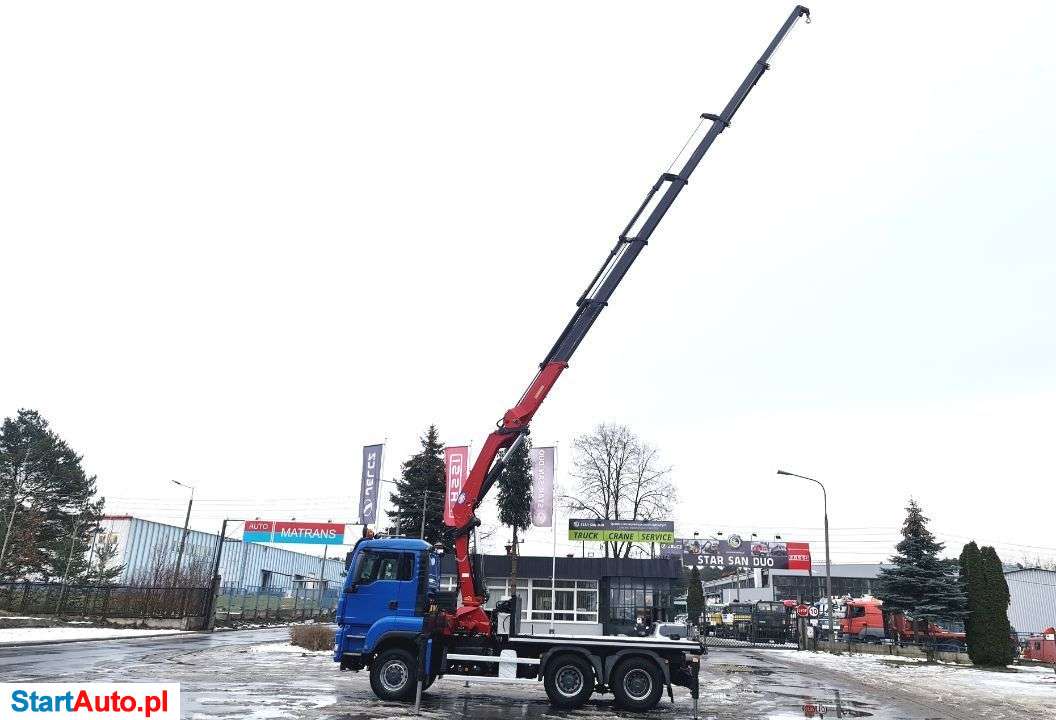MAN 33.440 6×6 HMF 4220 HDS Żuraw CIĄGNIK