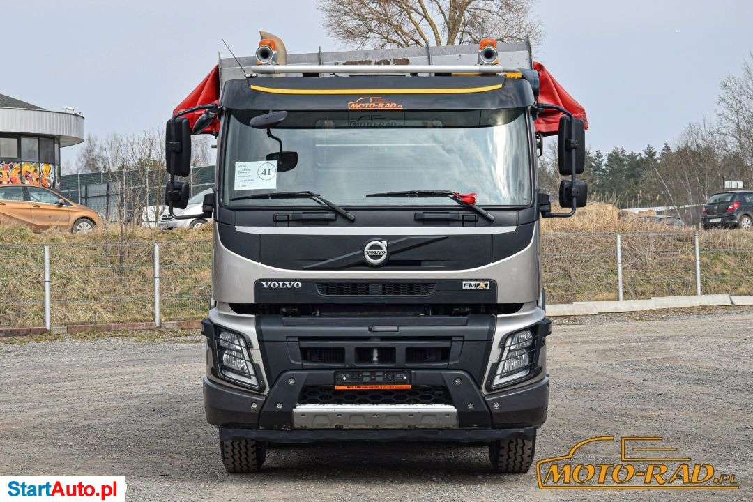 Volvo FMX 450 / 8×4 / EURO 6 / WYWROTKA / HYDROKLAPA / AUTOMAT / KLIMA / SPROWADZONY /