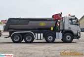 Volvo FMX 450 / 8×4 / EURO 6 / WYWROTKA / HYDROKLAPA / AUTOMAT / KLIMA / SPROWADZONY /