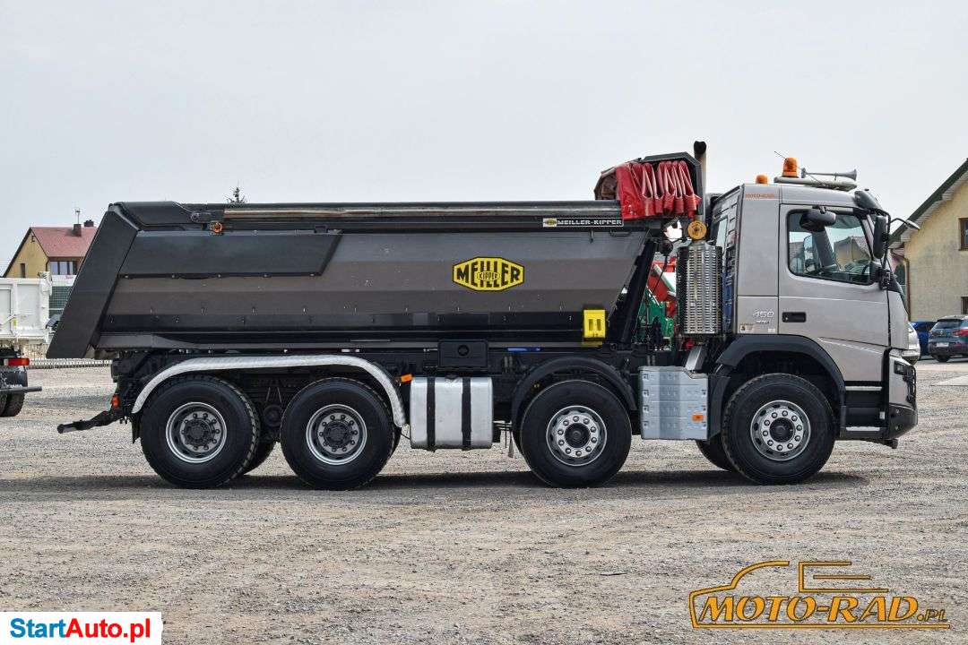 Volvo FMX 450 / 8×4 / EURO 6 / WYWROTKA / HYDROKLAPA / AUTOMAT / KLIMA / SPROWADZONY /