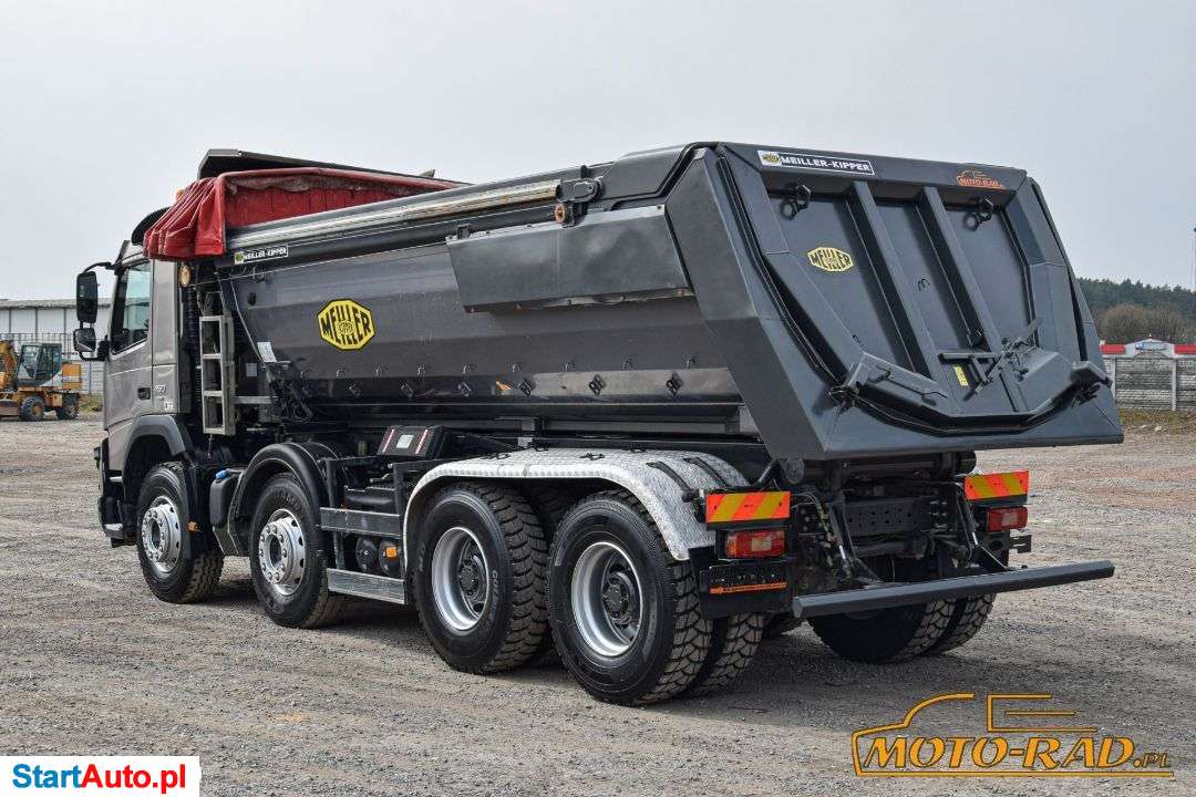 Volvo FMX 450 / 8×4 / EURO 6 / WYWROTKA / HYDROKLAPA / AUTOMAT / KLIMA / SPROWADZONY /