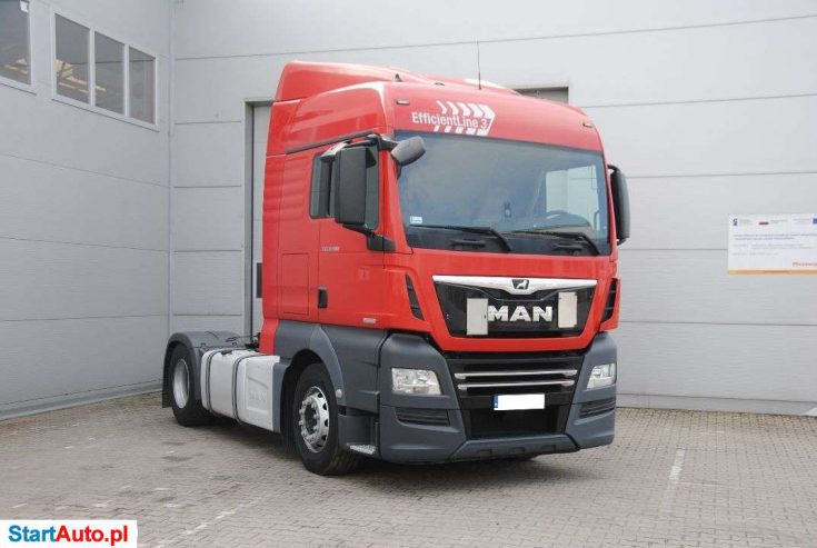 MAN TGX 18.500, Serwisowany, Retarder, Stan Bdb